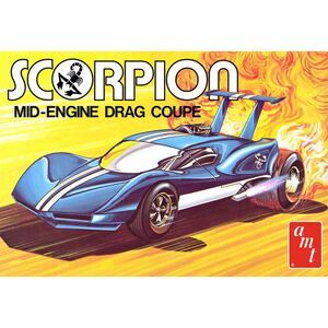 AMT Scorpion Mid-Engine Drag Coupe 1/25 Scale Model Kit  COLLECTIBLES